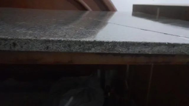 mesa grande de pedra granito e ferro - Foto 3