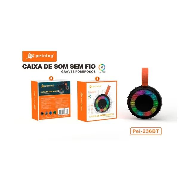 Caixa de Som Bluetooth Recarregável Prova D'Agua Graves Potentes Original - Foto 5
