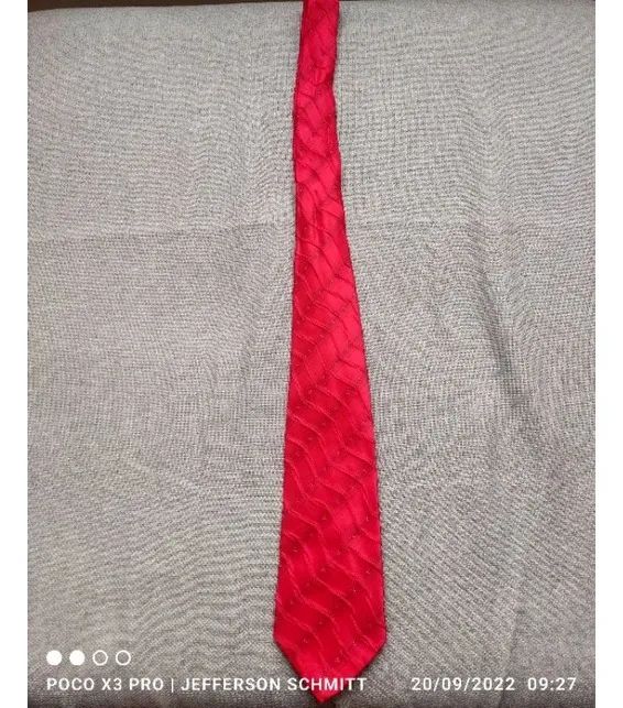 Gravatas Jh Edonis Vermelho Ondulado