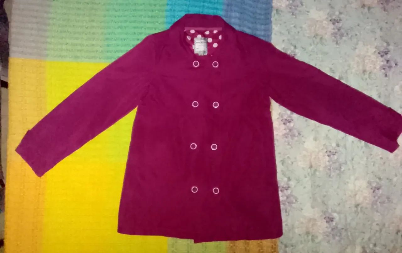 BLUSA/CASACO FEM. P/12 ANOS. HERING KIDS ler descrição...