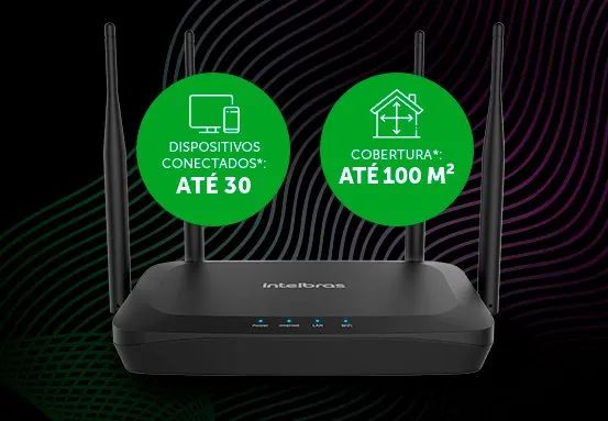 2 Roteadores Intelbras GF1200 com Wi-Fi Mesh - Foto 5