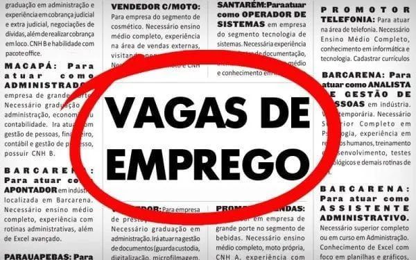 Oportunidade de Emprego ( início imediato)