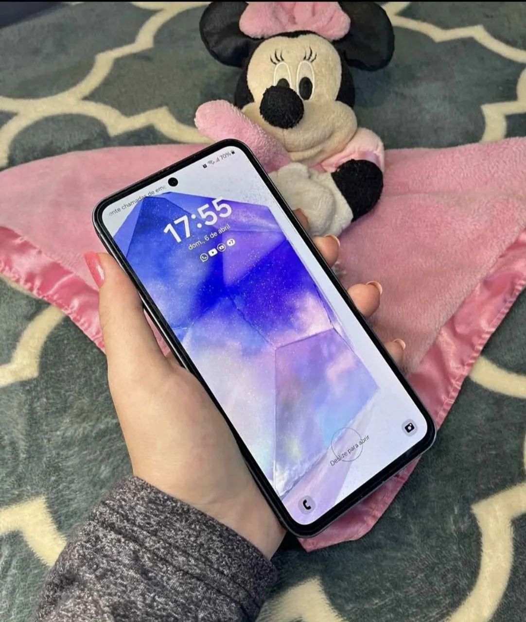 Samsung A55 128gb amoled tela 120hz
