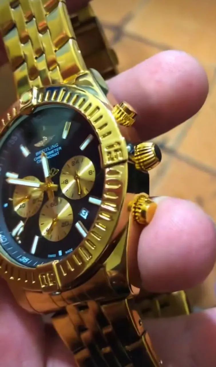 Relógio Breitling Chronomat Gold - Foto 2