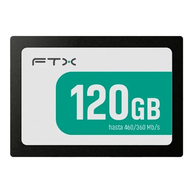 SSD FTX, 120GB, SATA 3, Leitura 460MB/s Gravação 360MB/s