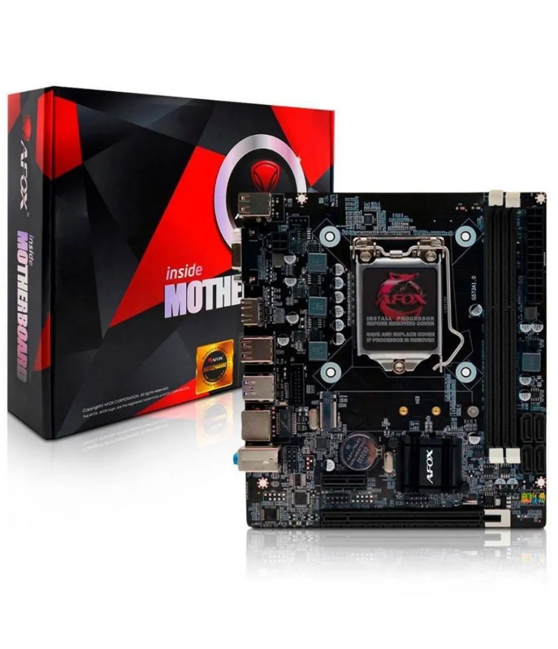 Placa Mãe Afox H81-Ma2-V4 Socket H81 