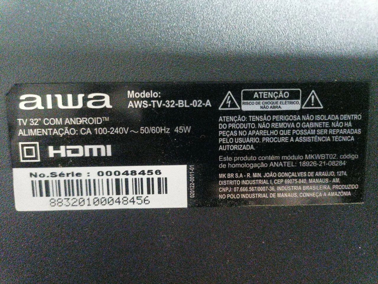 TV Aiwa LCD 32 polegadas - Foto 2