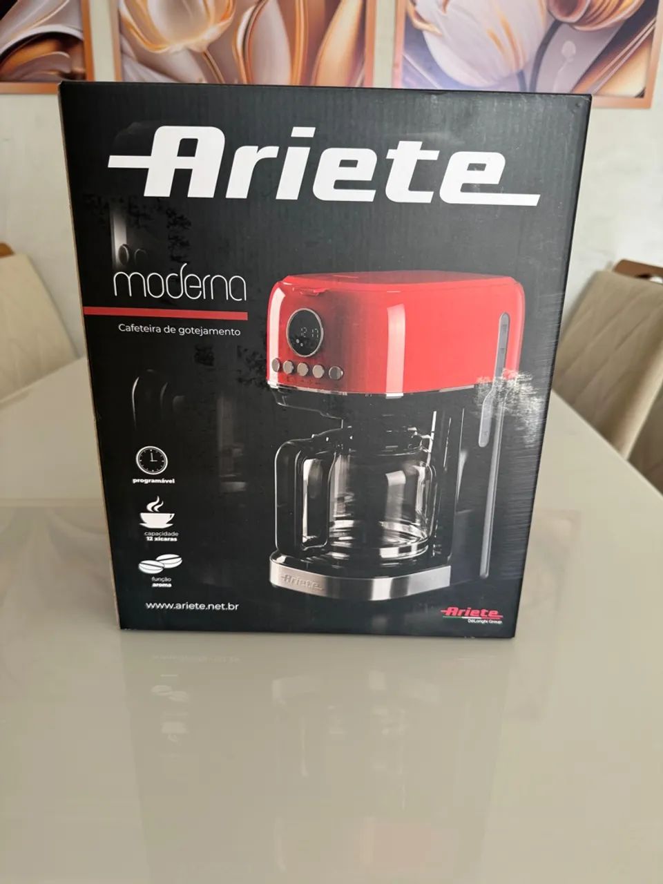 Cafeteira Ariete Americana 15 xícaras - Vermelha - Foto 3