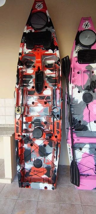 Caiaque de Pesca com Assento e Pedal - Foto 2