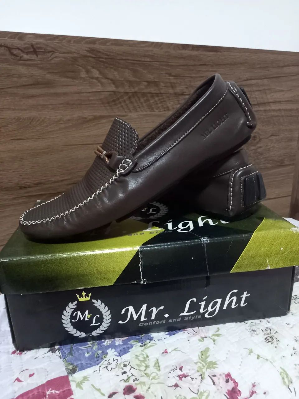 Mocassim Masculino Mr. Light Marrom n° 41