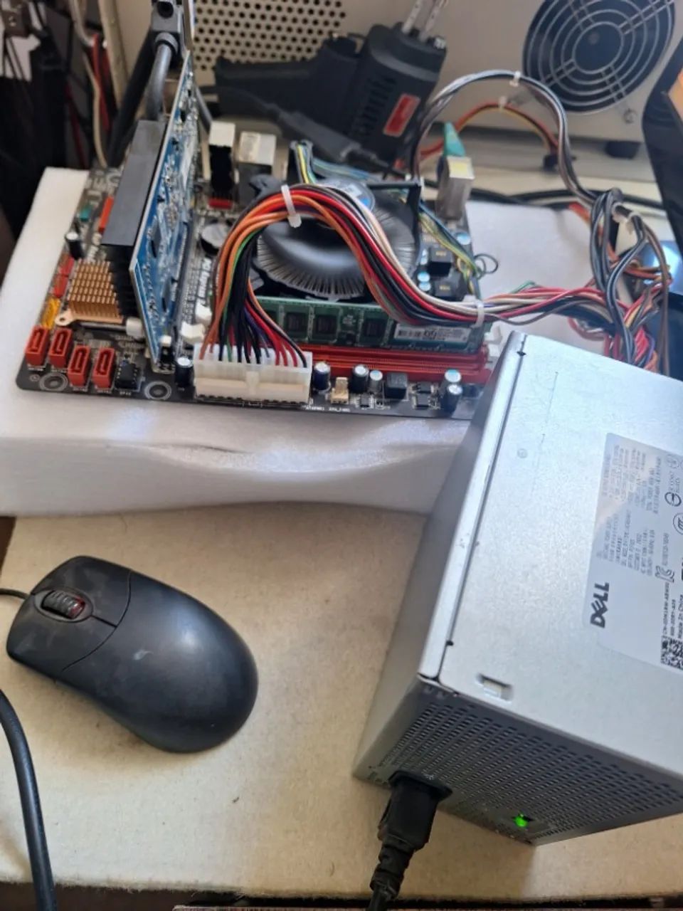 kit placa mae h61 biostar