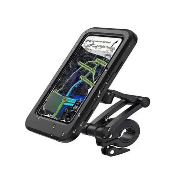 Suporte De Celular Magnético A prova D agua Moto e Bicicleta Articulado 360°  Universal - Foto 4