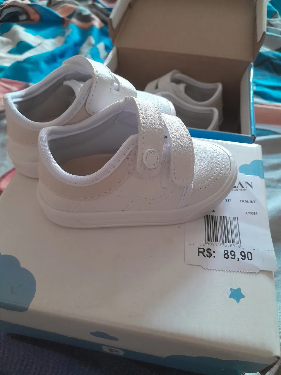 Tênis infantil branco Pimpolho