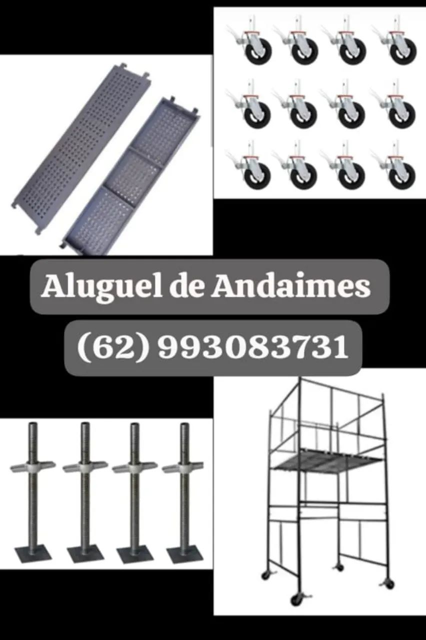 Alugo andaimes plataformas 