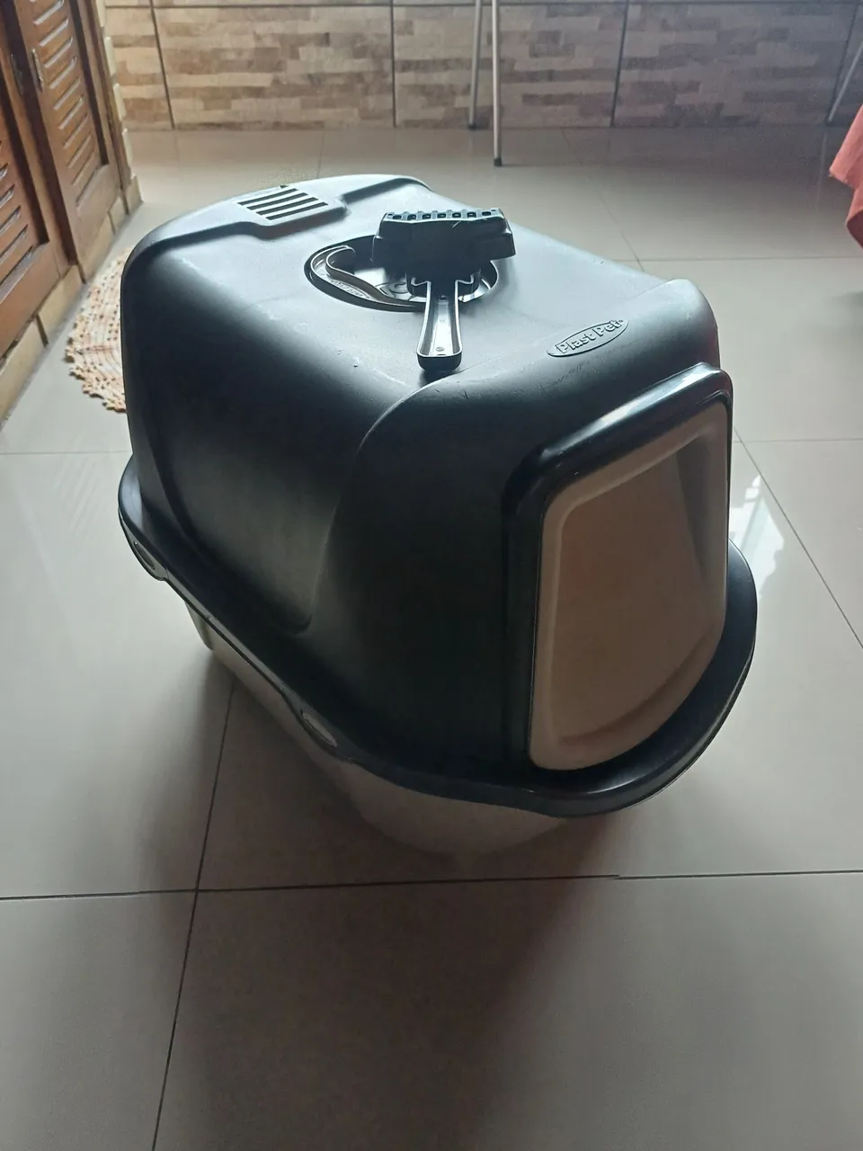 Caixa de Areia para Gatos com Tampa - Plast Pet