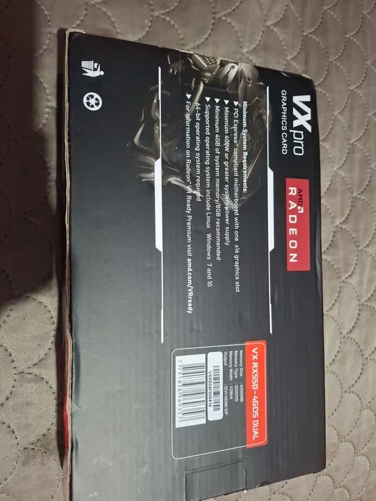 Placa de Vídeo AMD Radeon RX 550 4GB - Foto 2