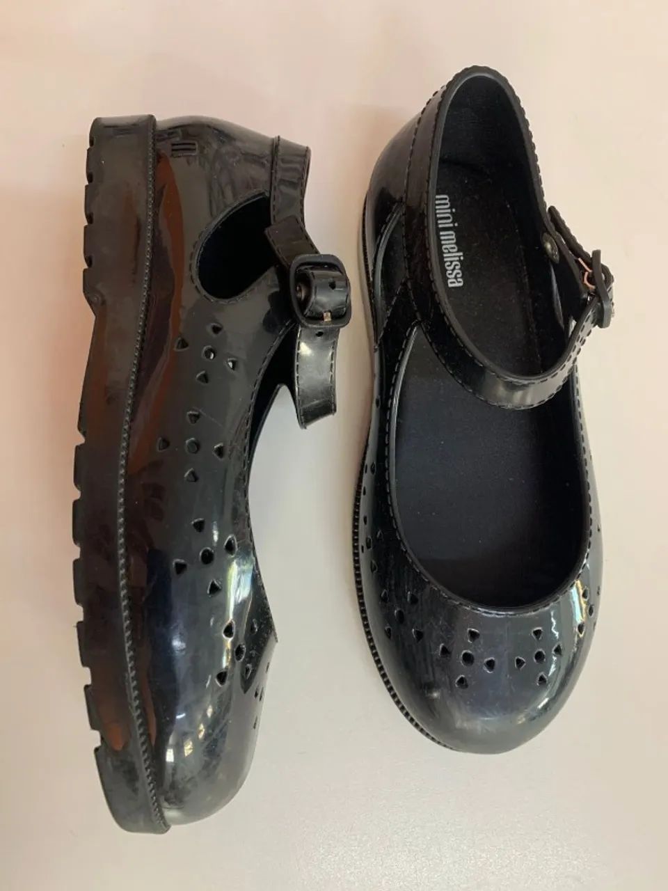 Sapatilha Melissa + Pochete - Feminino - Preto - Tam. 28 - Seminovo - Foto 3