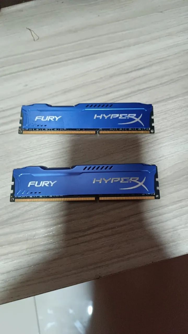 MÉMÓRIA RAM: fury hiper x ddr 3 1866 MHz -- 2X8GB