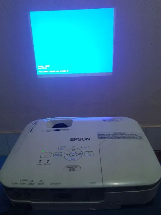 Projetor data show Epson Power lite X12 - Foto 6