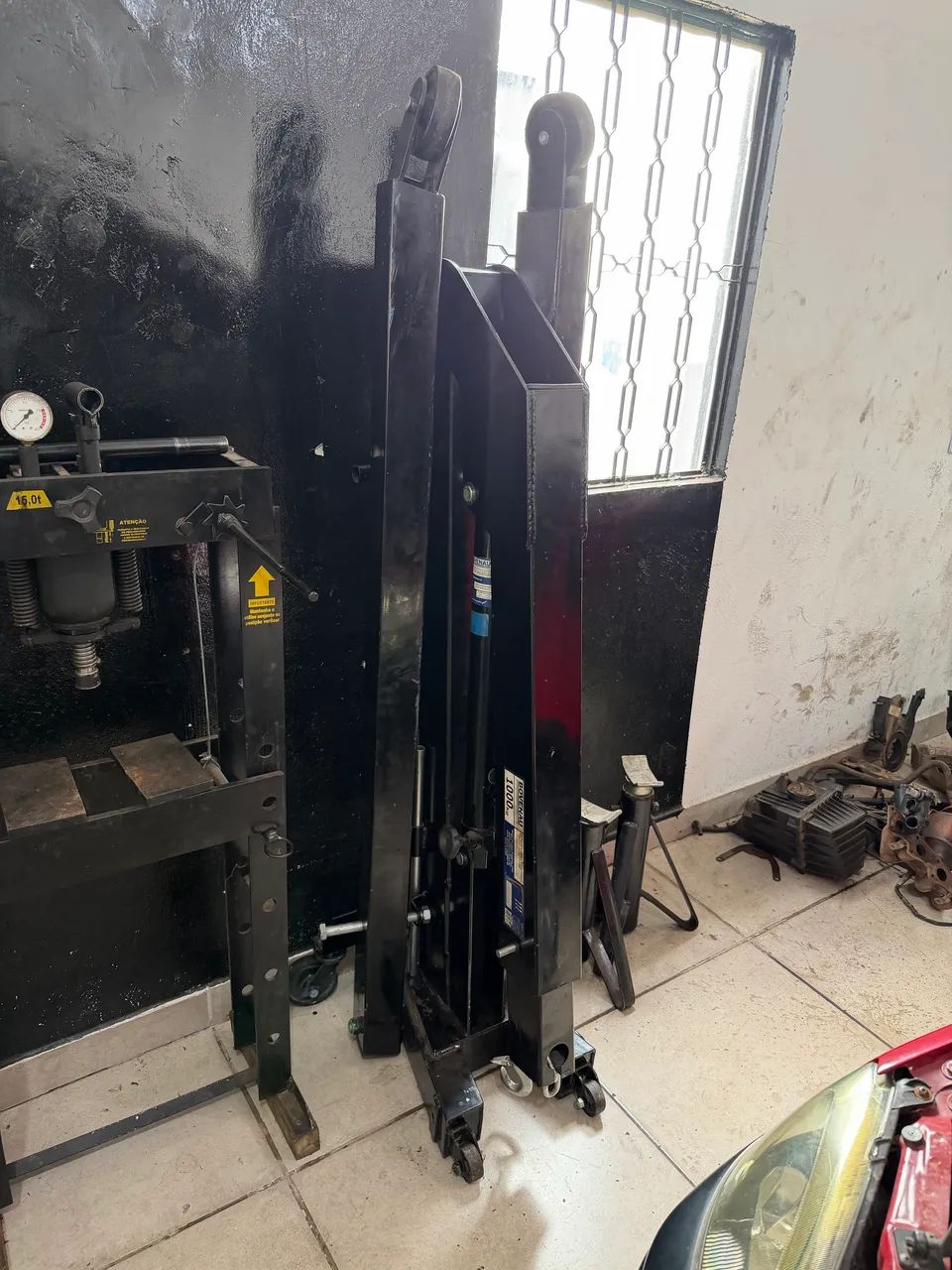 Girafa guincho hidráulico dobrável 