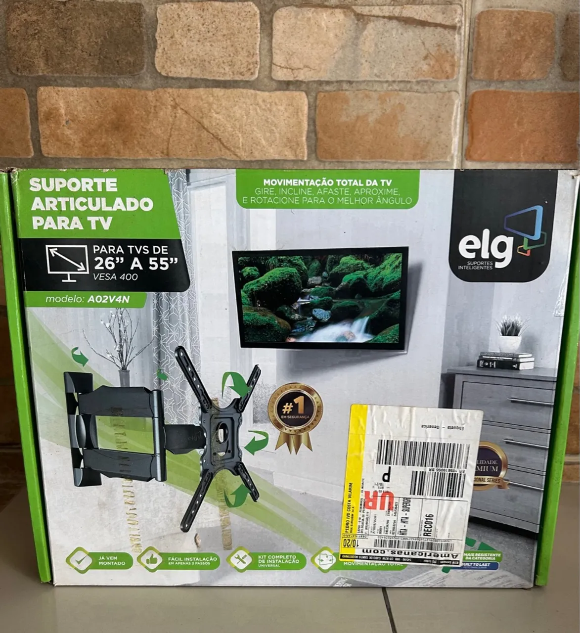 Suporte Articulado para TV 26'' a 55'' - VESA 400 - Elg