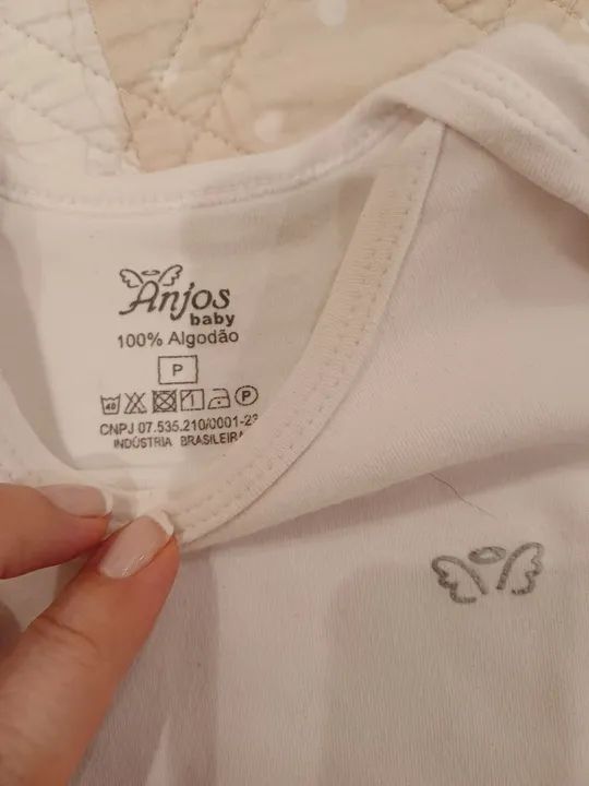 Body P com babador/ bandana - Foto 3