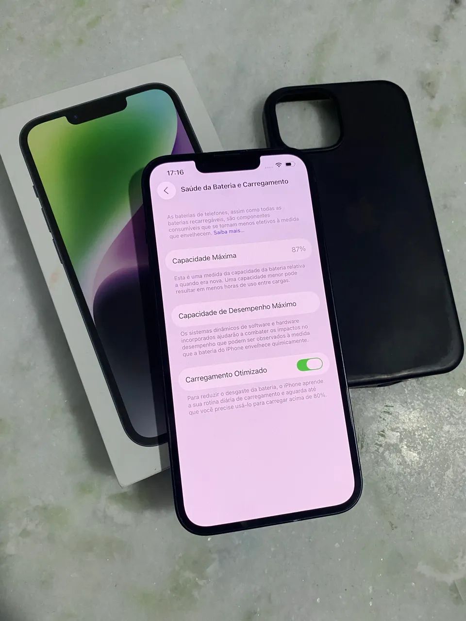 iPhone 14 128gb bateria 87% - Celulares e Smartphones - Mangabeira