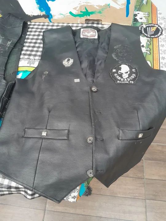Colete de couro legítimo  - Foto 4