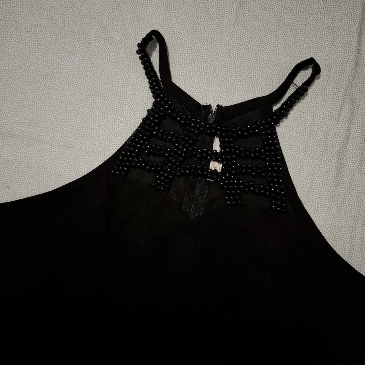 Vestido preto com renda TAM G  - Foto 2