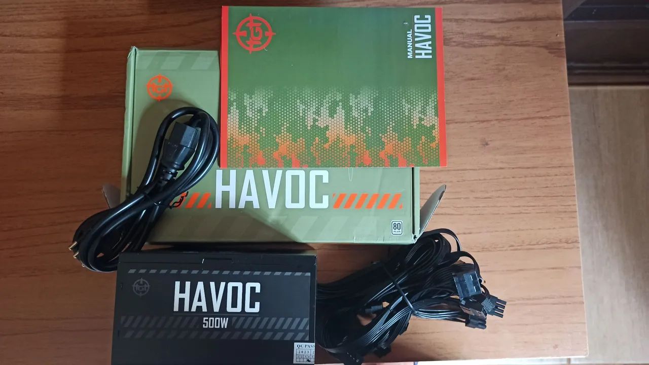 Fonte de Computador, TGT Havoc 500 80plus White, não liga!