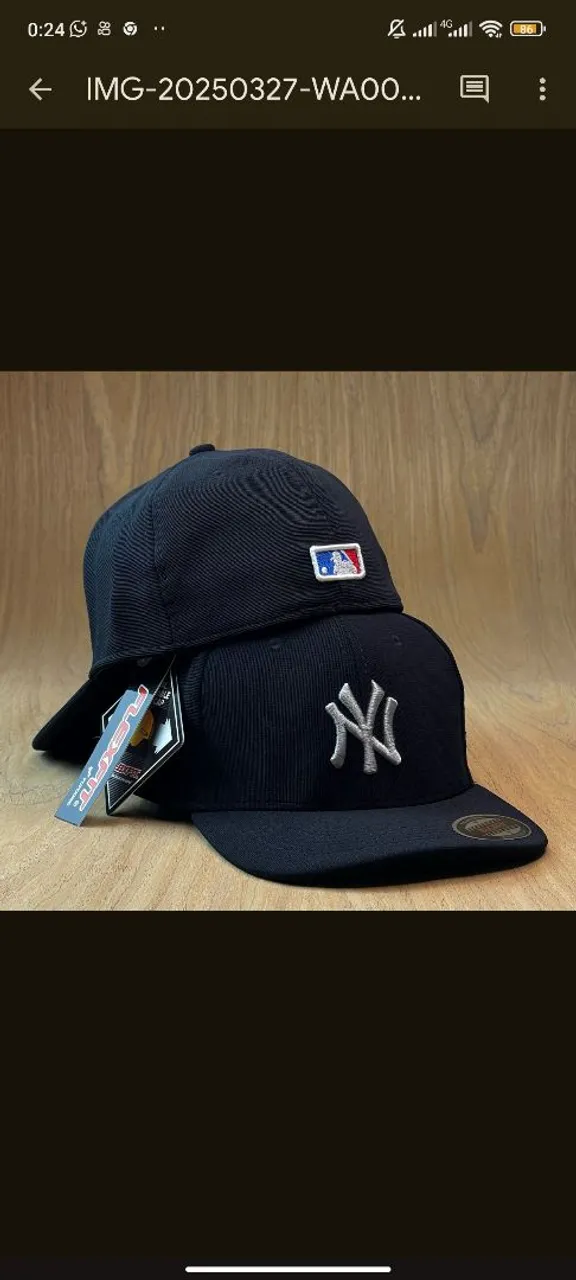 Bonés fechado da Ny