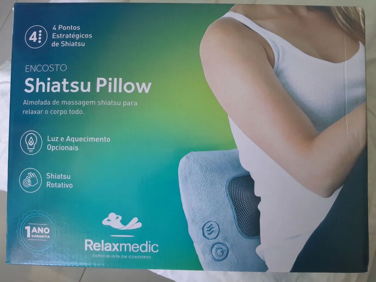 Almofada de Massagem Shiatsu Relaxmedic - Nova