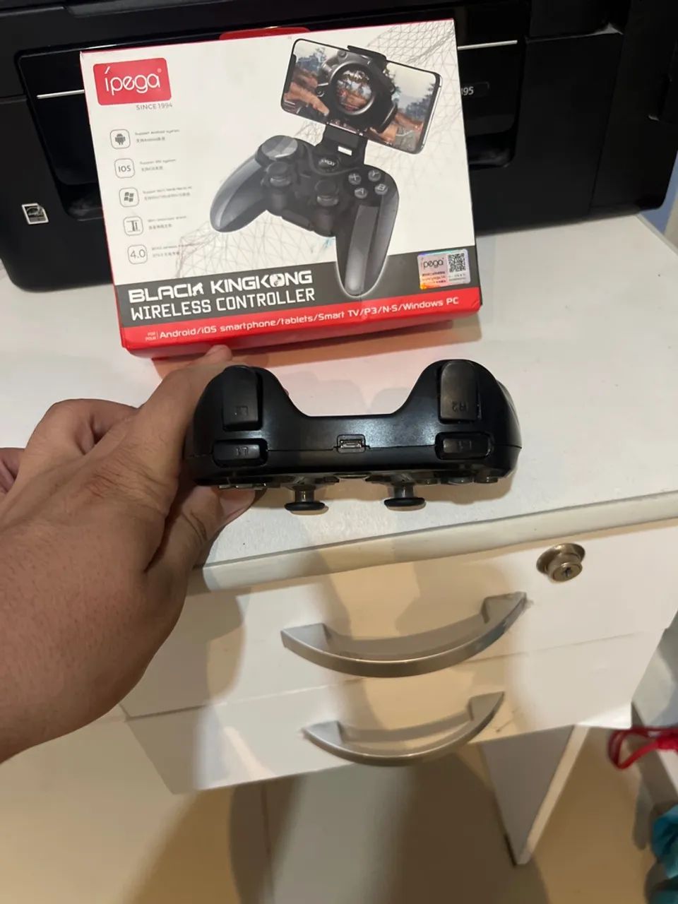 Controle Ipega Black King Kong Wireless para Android, iOS, PC e Smart TV - Foto 3
