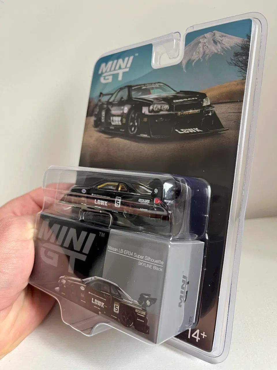 MINI GT Nissan LB-ER34 BLACKTUNER様 MINI GT Nissan LB-ER34 BLACKTUNER様 MINI GT Nissan LB-ER34