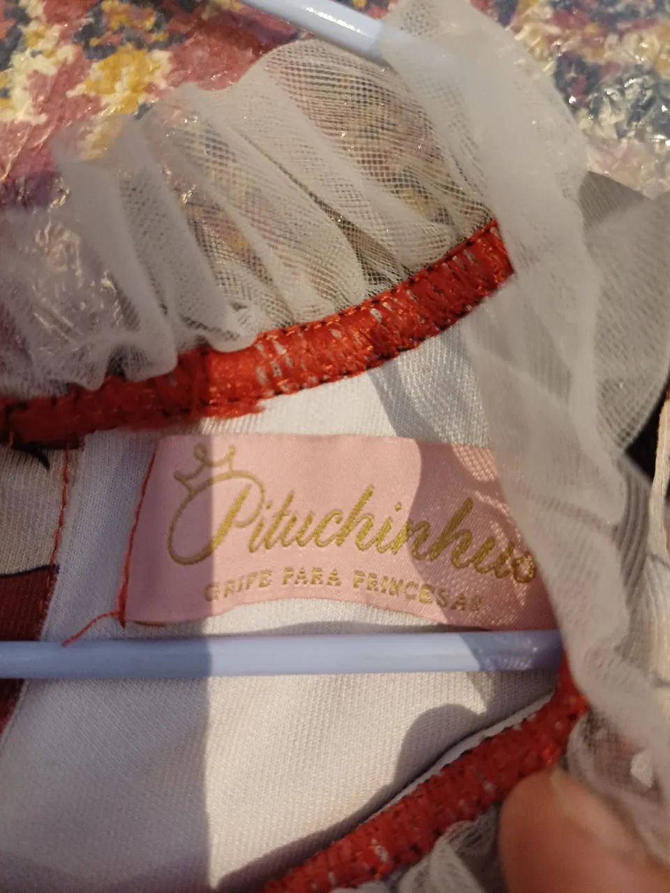 Vestido Infantil Pituchinhus Estampado de Cavalos - Foto 3