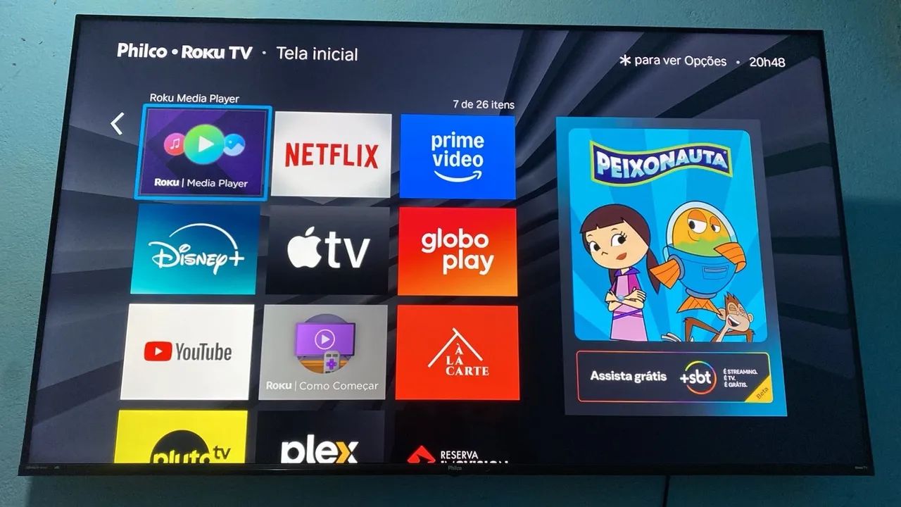 TV 58 Philco Roku Smart 4K 2023 Philco WIFI 