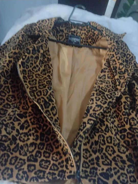 Jaqueta Leopardo - Tamanho 44 camurça  - Foto 3