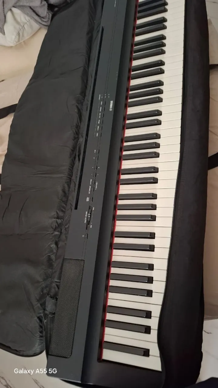 Piano Digital Compacto C/fonte P125b Preto Yamaha P125