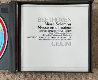 Beethoven Missa Solemnis -2CDs Made in Germany - Foto 4