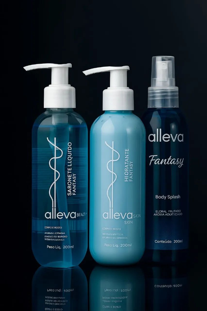 Kit 3 Banho Premium Fantasy - Alleva Skin