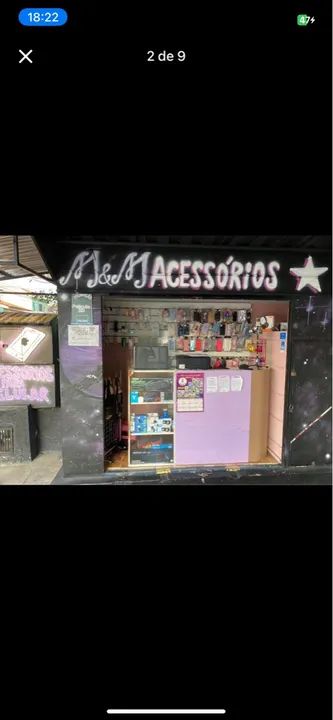 Banca para comércio com luz ao lado de mercado - Foto 3