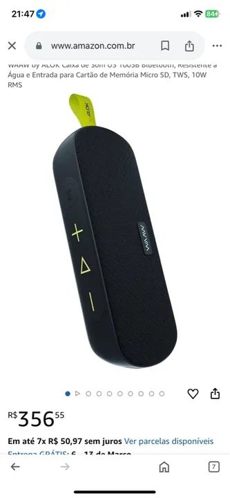 Vende-Se essa caixinha de som original