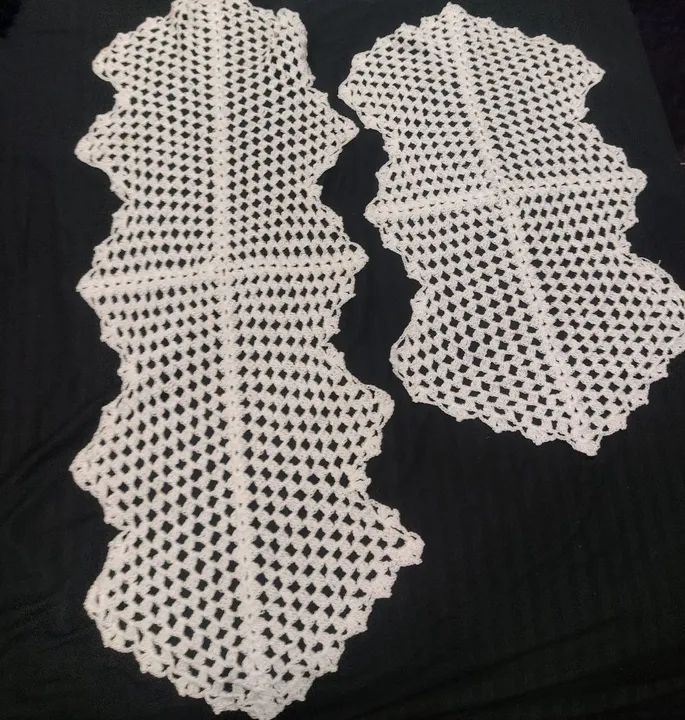 Jogo de 3 Toalhinhas em Crochê