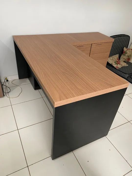Mesa para escritório modelo presidente nova 100% em MDF - Foto 2