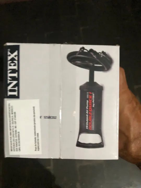 Bomba de Ar Dupla Rápida Intex