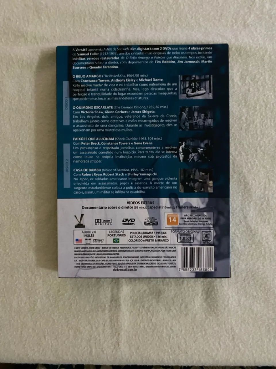 DVD Duplo Versátil: A Arte de Samuel Fuller (Com Luva) - Foto 2