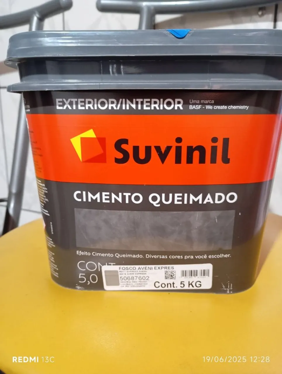 Tinta Suvinil Cimento Queimado 5KG - Exterior/Interior