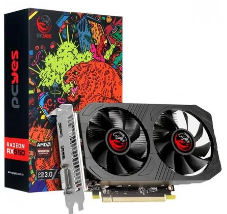 Placa de video RX 550 4GB c\Garantia 
