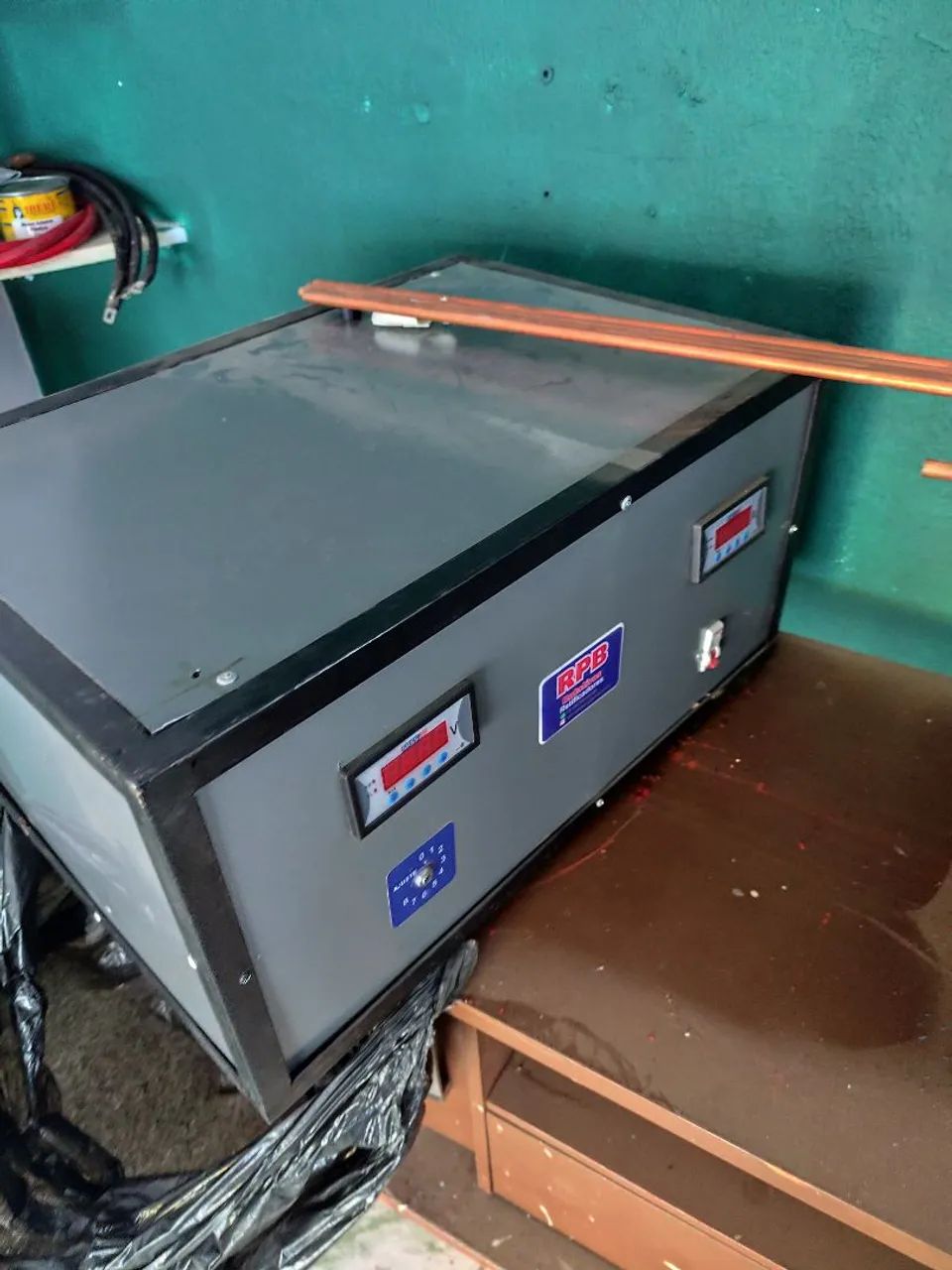 Retificador para galvanoplastia 200 amperes mais resistências novo