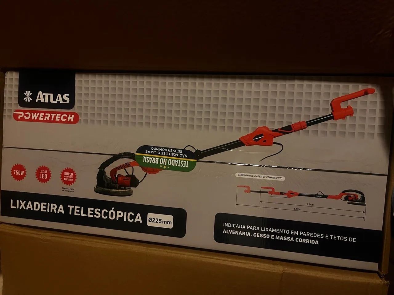 Lixadeira telescópica 